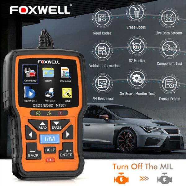 Foxwell NT301 CAN OBDII/EOBD Reader