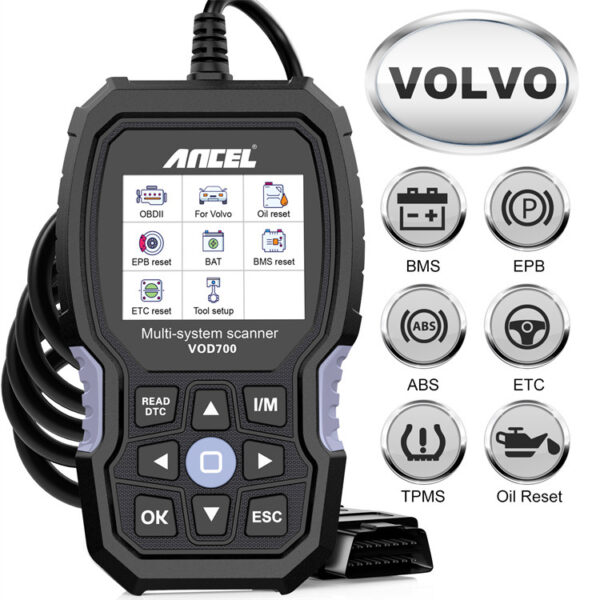 ANCEL VOD700 OBDII SCANNER for VOLVO