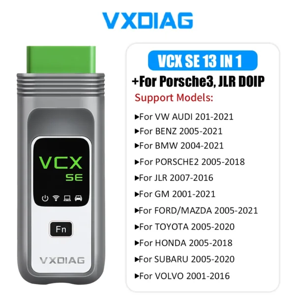 Complete Version VXDIAG VCX SE DOIP Support 13 Car Brands incl JLR DOIP & PW3 with 2TB & 256GB Software SSD - Image 5