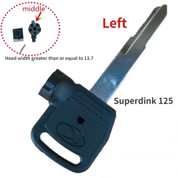 KEYA Blank Key Motorcycle Replace Uncut Keys For KYMCO Scooter Magnet Ct Kcc Acc Dynamic KXCT Zero Superdink 125