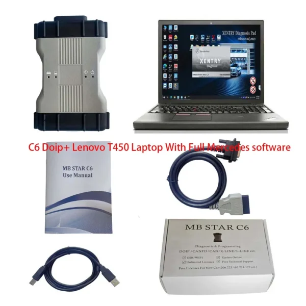 V2023.09 Mercedes Benz Xentry Diagnosis VCI MB SD Connect C6 DOIP Multiplexer Diagnostic Tool - Image 4