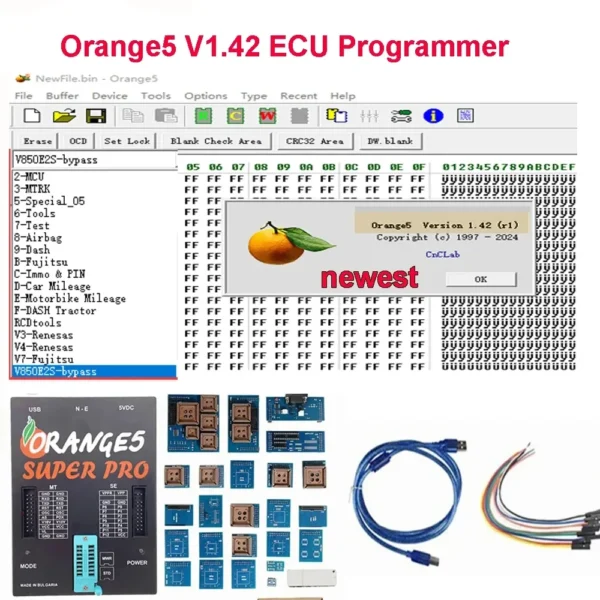 Orange5 Programmer V1.42 Full Activation Upgraded Orange 5 V1.42 Super Pro Professional ECU Programming Device Repair Tools - Image 2