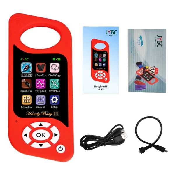 2023 JMD Handy Baby III Hand-held Car Key Copier Auto Key Programmer for 4D/46/48/G/KING/Red Chip Copy 96bit 48 Chip - Image 2