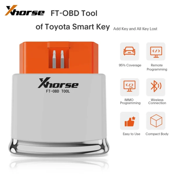 2024 Xhorse MINI OBD Tool FT-OBD for Toyota Smart Key Support Add Key and All Key Lost - Image 7