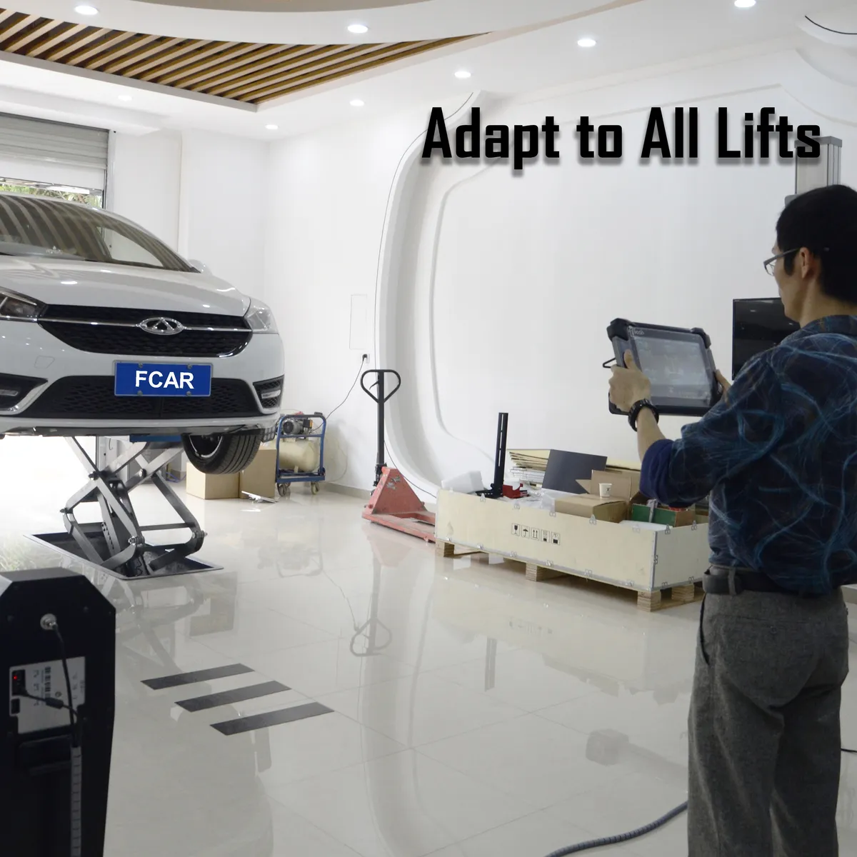5D wheel alignment machine FCAR FD-505 wheel aligner support all car ...