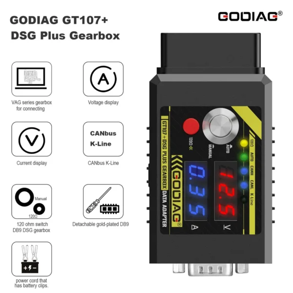 GODIAG GT107+ DSG Plus Gearbox Data Adapter - Image 9