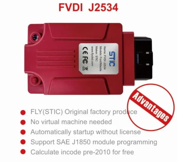 SVCI J2534 Diagnostic Tool for Ford & Mazda IDS V125 Support Online Module Programming - Image 8