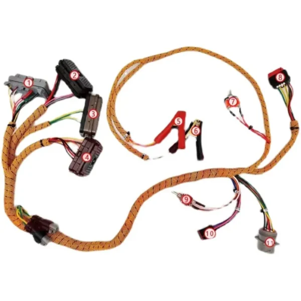 For Excavator Parts Caterpillar Inspection Harness Engine C6.4/C7/C9/C11/C15 Test Throttle Inspection Line