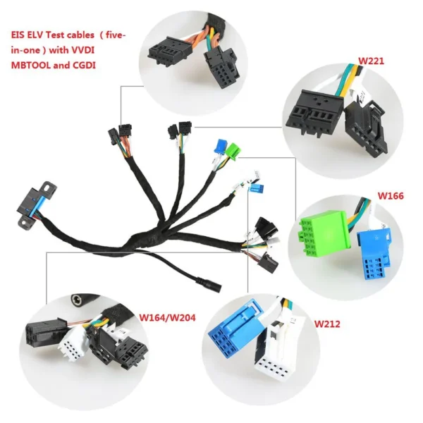 EIS ELV Test Cables for Mercedes Works Together with VVDI MB BGA TOOL and CGDI Prog MB (5-in-1) - Image 5