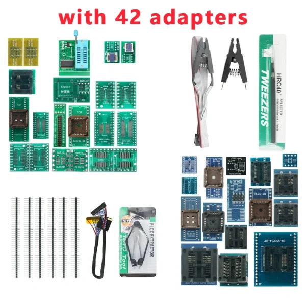 XGecu T48 USB Universal Programmer Support 31000 ICs For SPI/Nor/NAND Flash BIOS MCU EEPROM AVR PIC+30 part replace TL866II/TL866CS (Standard Version) - Image 4