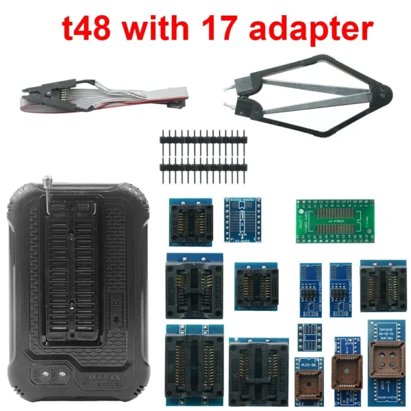 XGecu T48 USB Universal Programmer Support 31000 ICs For SPI/Nor/NAND Flash BIOS MCU EEPROM AVR PIC+30 part replace TL866II/TL866CS (Standard Version) - Image 7