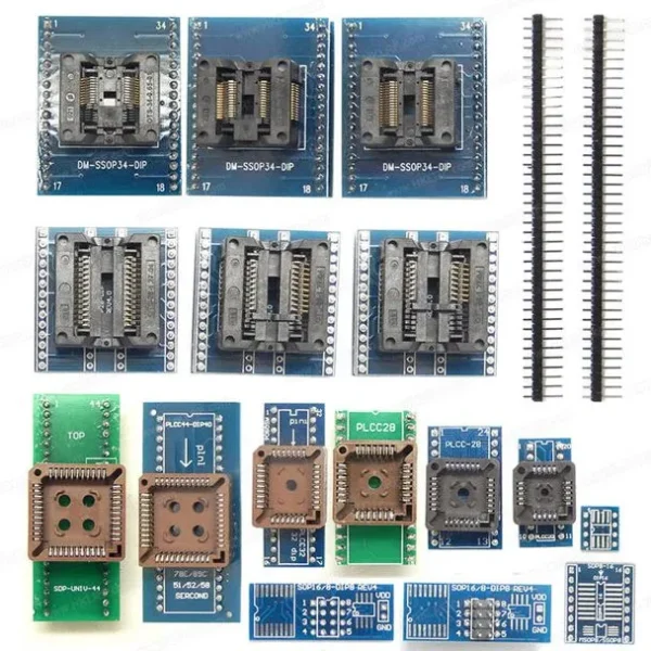 XELTEK SuperPro 6100N Programmer + 45 Adapters With EDID Cable + ISCP Cable Universal Programmer - Image 7