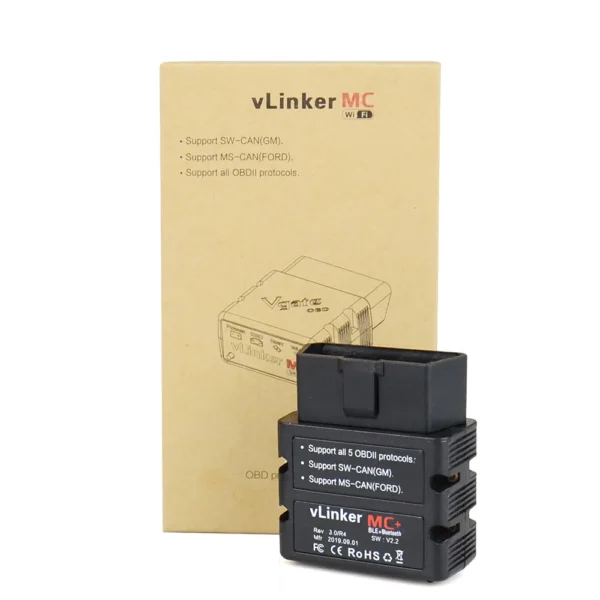 Original Vgate vLinker MC+ ELM327 Car Scanner OBD2 Auto Bluetooth 4.0 Diagnostic Tool for Android/IOS - Image 5