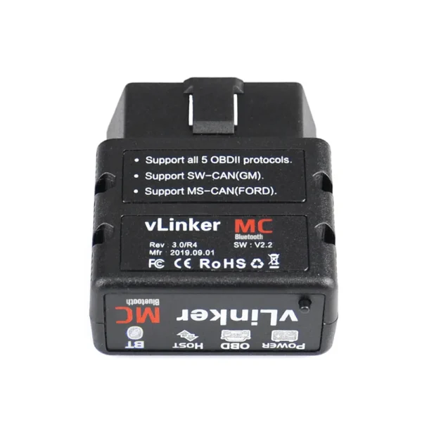 Original Vgate vLinker MC+ ELM327 Car Scanner OBD2 Auto Bluetooth 3.0 Diagnostic Tool for Android - Image 7