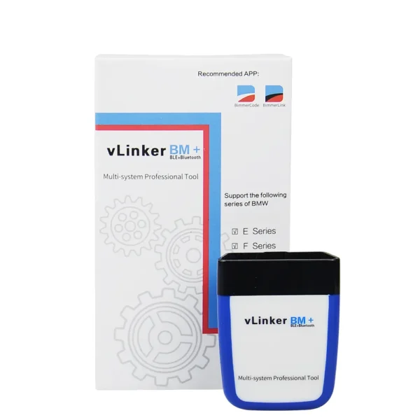 Original Vgate vLinker BM+ ELM327 V2.2 For BMW Scanner Bluetooth 4.0 OBD 2 OBD2 Car Diagnostic ELM 327 Auto Tool for Android & iOS - Image 7