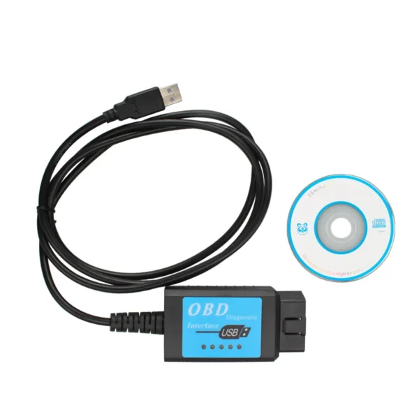 USB ELM327 V1.4 Plastic OBDII EOBD CANBUS Scanner with FT232RL Chip Software V2.1 - Image 4