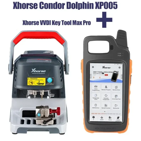 Xhorse Condor Dolphin XP005 XP-005 Automatic Key Cutting Machine Plus VVDI Key Tool Max Pro Work on IOS & Android