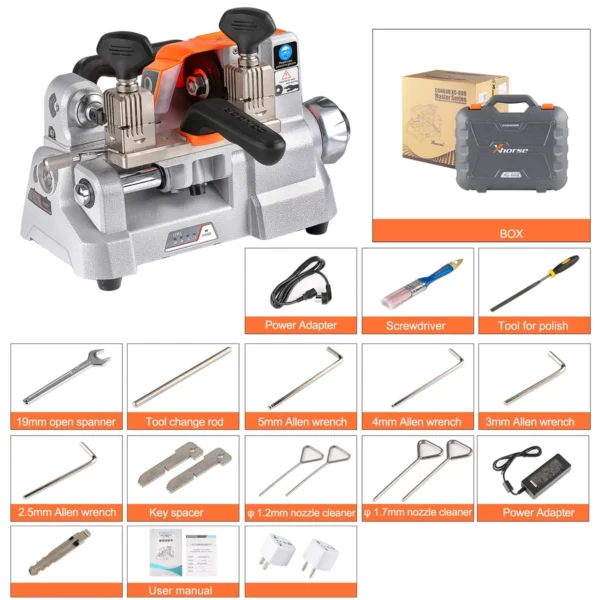 Xhorse Condor XC-009 Key Cutting Machine for Single-Sided keys and Double-Sided Keys - Image 7