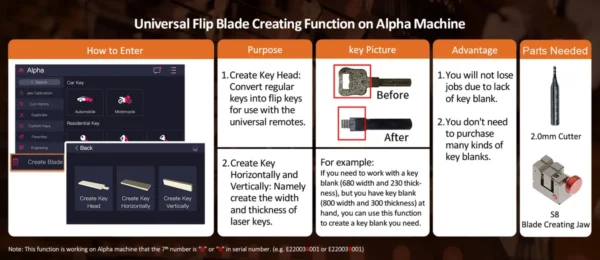 S8 Create Blade Key Jaw For Alpha Automatic Key Cutting Machine - Image 6