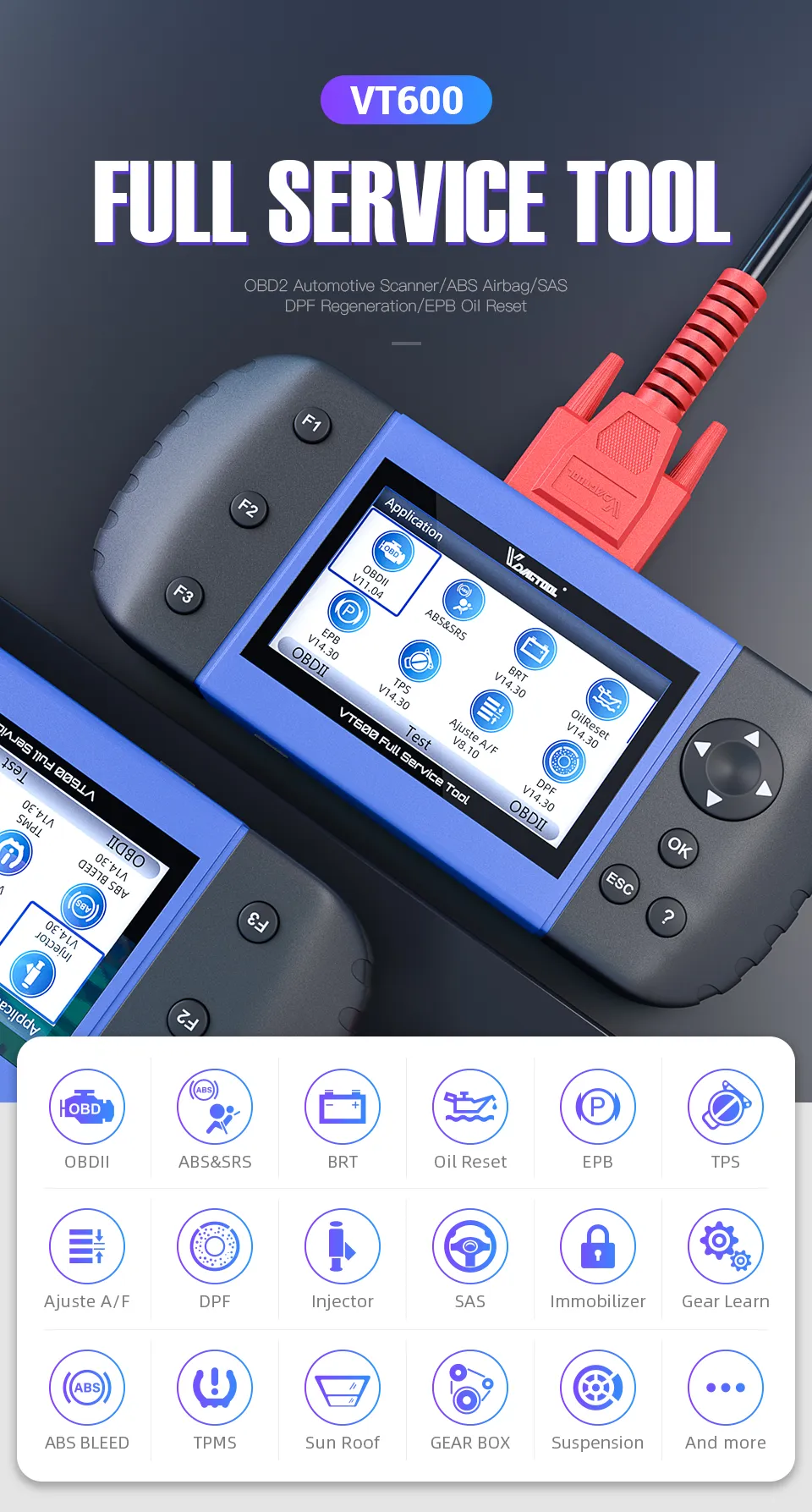 Vdiagtool Vt Obd Scanner Engine Abs Srs Epb Oil Service Reset