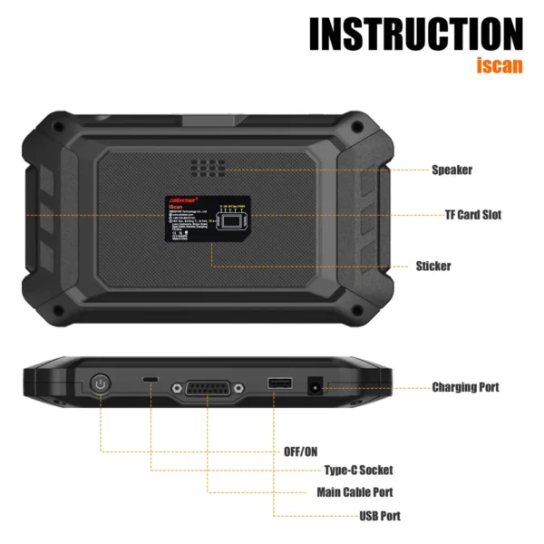 2023 OBDSTAR iScan HONDA Marine Diagnostic Tablet Code Reading Code Clearing Data Flow Action Test for 2004 -2022 Jet Skil Outboard Model - Image 4