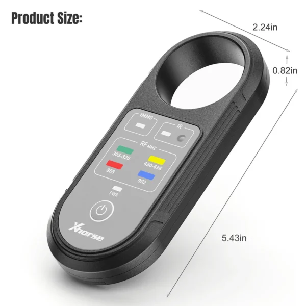 2023 Xhorse XDRT20 V2 Frequency Tester Infrared Signal Detection for 315Mhz 433Mhz 868Mhz 902Mhz - Image 3