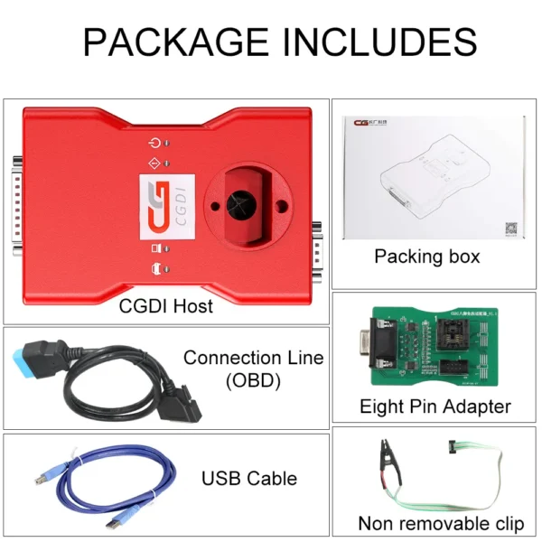 CGDI BMW Key Programmer Full Version Total 24 Authorizations Get Free Reading 8 Foot Adapter - Image 4