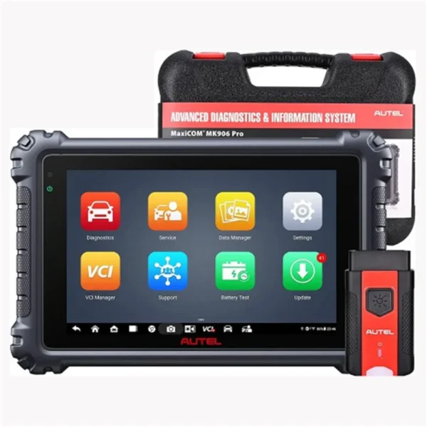 2023 Autel MaxiCOM MK906 PRO Scanner Upgraded of MS906 Pro/MK906BT Diagnostic Tool with Advanced ECU Coding - Image 3