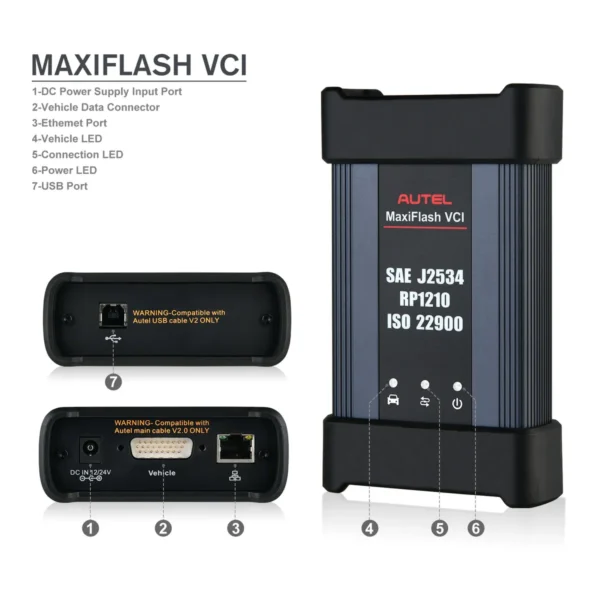 2024 Autel MaxiCOM Ultra Lite Multi-language Automotive Full Systems Diagnostic Tool With MaxiFlash VCI Support Guided Functions Upgraded Version of MS909/ Elite II - Image 4