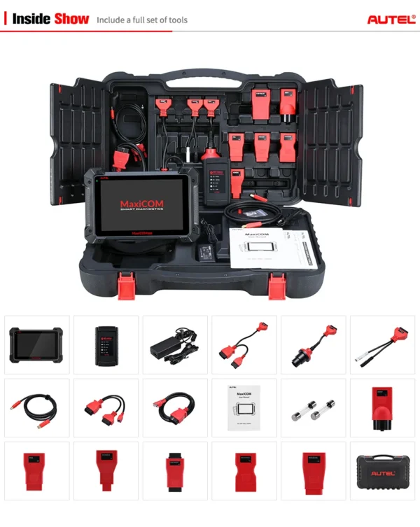 Original Autel MaxiCOM MK908 All System Diagnostic Tool Support ECU/Key Coding Updated Version of Maxisys MS908 - Image 7