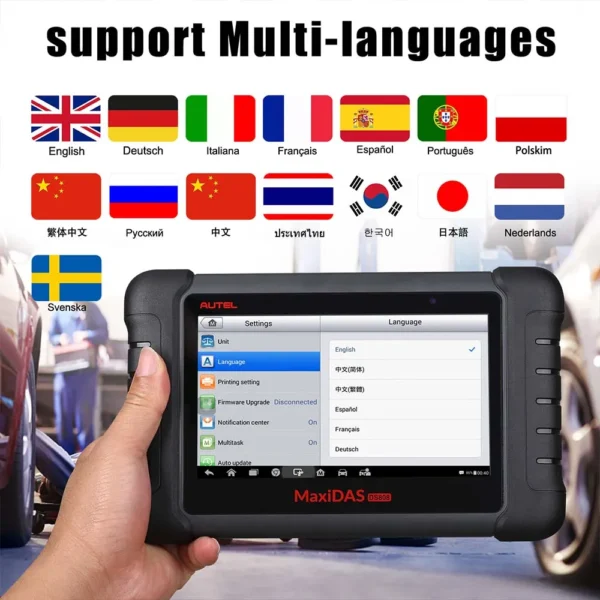 Original Autel MaxiDAS DS808K Tablet Diagnostic Tool Full Set Support Injector Coding & Key Coding - Image 5