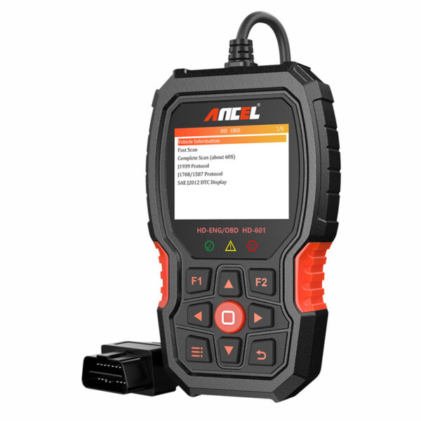 ANCEL HD601 Heavy Duty Truck Code Reader Full System OBD2 Diagnostic Scan Tool