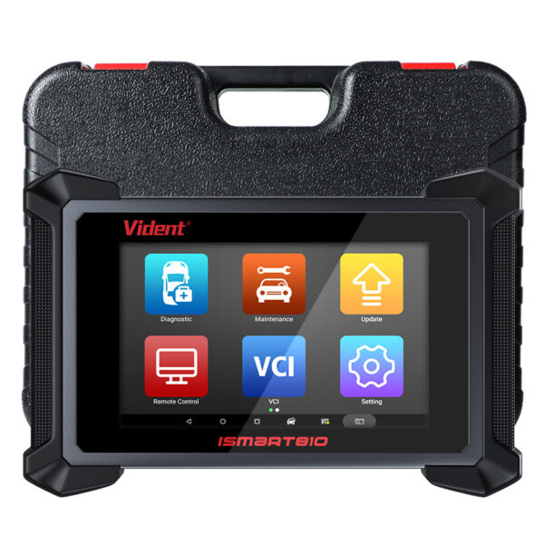 2023 VIDENT ISMART810 Car Diagnostic Tool Bluetooth Scanner Active Test ECU Coding Key Programming 40 Resets With DoIP&CAN FD