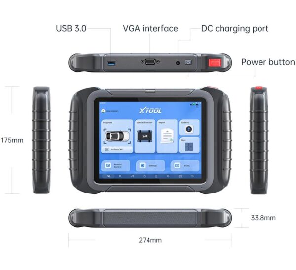 XTOOL D8W Automotive Diagnostic Scan Tool