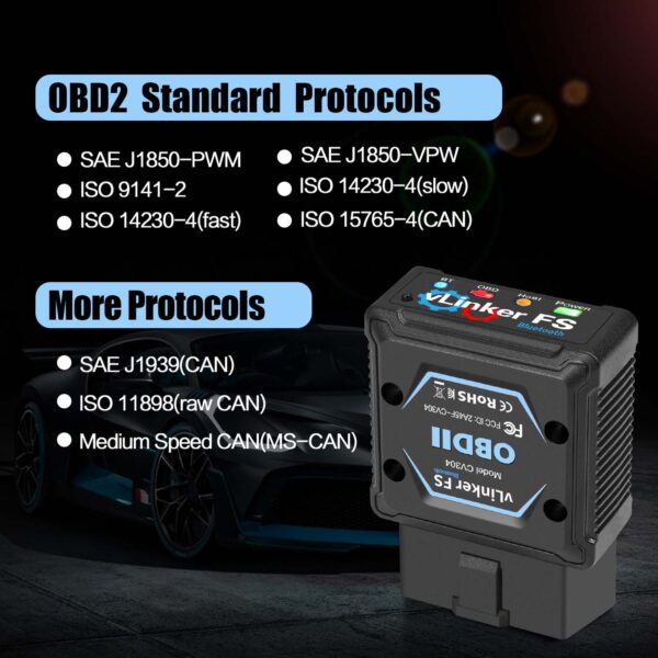 vLinker FS Bluetooth OBD-II adapter