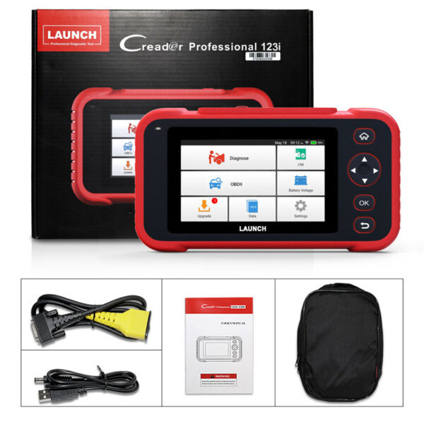 LAUNCH X431 CRP123i V2.0 Engine ABS SRS Transmission Car Diagnostic Tool OBD2 Scanner 4 System Scan+7 Reset Free Update