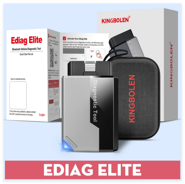 KINGBOLEN EDIAG ELITE OBD2 Scanner All System Car Diagnostic Tool 15 Service Bidirectional Conrol Lifetime Free Update - Image 8