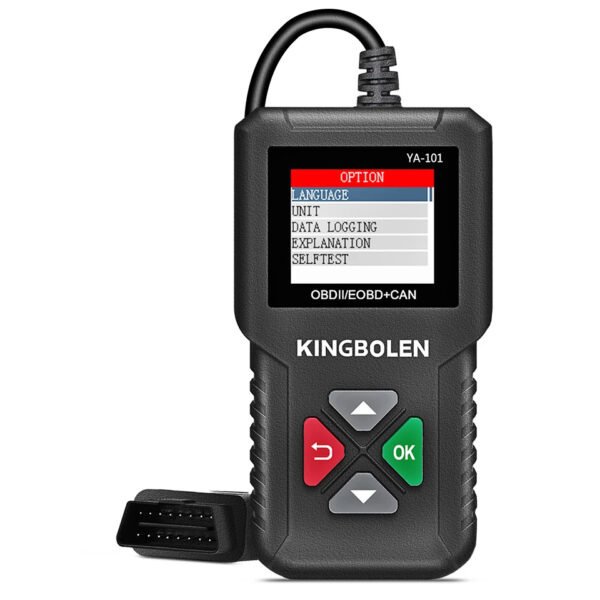 KINGBOLEN YA-101 Car OBD2 Scanner Auto Code Reader for Check Engine Light OBD2 Diagnostic Scan Tool for All OBD2 Cars Since 1996