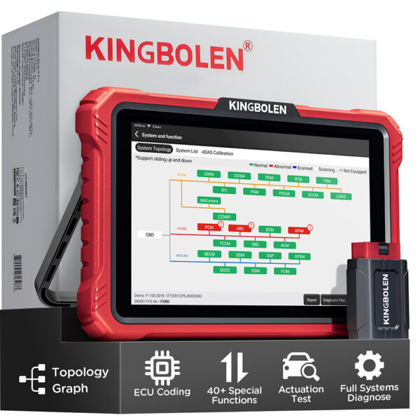 KINGBOLEN K10 PRO OE-Level All System Diagnostic Scanner Tool - Image 4