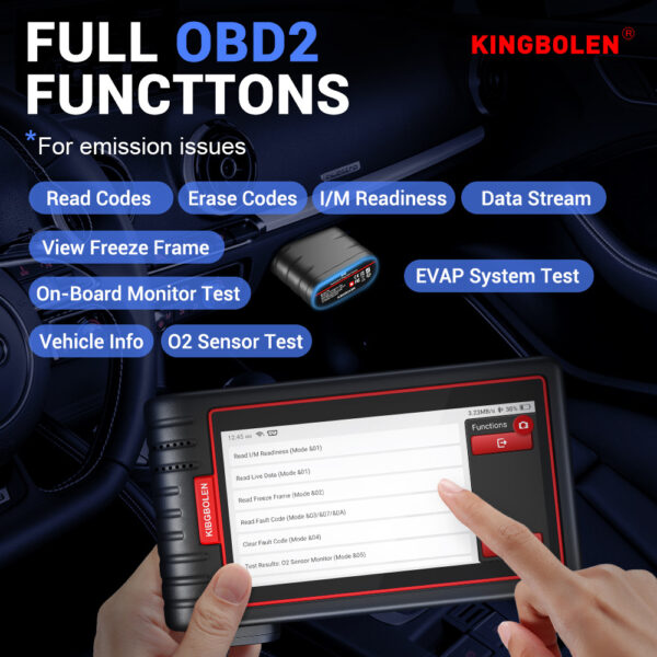 KINGBOLEN S6 Full System OBD2 Code Reader Professional Car Fault Detector Diagnostic Scanner - Image 3