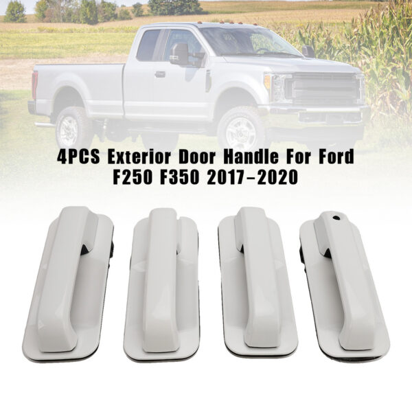 4pcs Car Exterior Door Handles for Ford F150 F250 F350 2015-2020 FL3Z1522405AA - Image 2