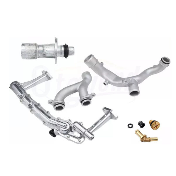 Coolant Water Pipe System Kit for 2014-2019 Land Rover Jaguar LR090630 LR075991 LR028136 - Image 2