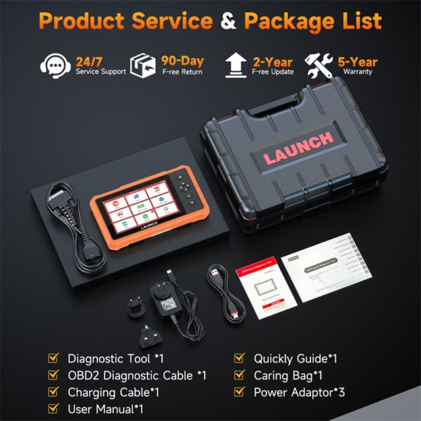 LAUNCH CRP919C Lite OBD2 Scanner All System Car Diagnostic Tool with FCA AutoAuth 32+ Services 2 Year Free update - Image 3