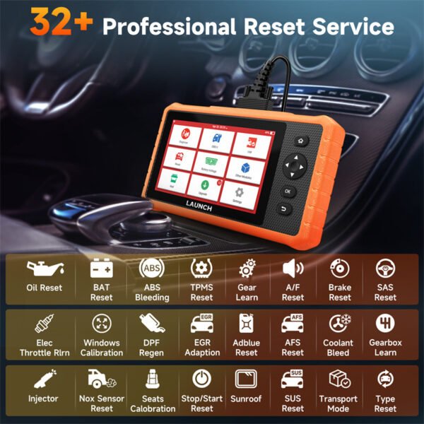 LAUNCH CRP919C Lite OBD2 Scanner All System Car Diagnostic Tool with FCA AutoAuth 32+ Services 2 Year Free update - Image 13