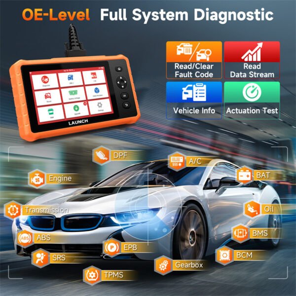 LAUNCH CRP919C Lite OBD2 Scanner All System Car Diagnostic Tool with FCA AutoAuth 32+ Services 2 Year Free update - Image 12