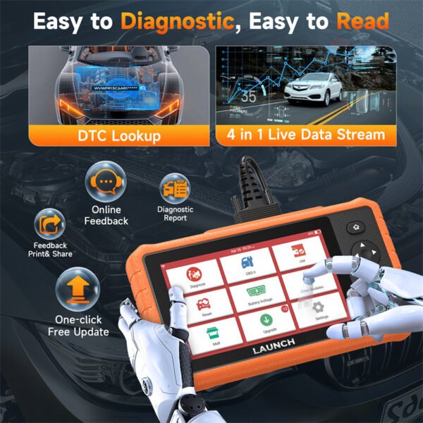 LAUNCH CRP919C Lite OBD2 Scanner All System Car Diagnostic Tool with FCA AutoAuth 32+ Services 2 Year Free update - Image 10