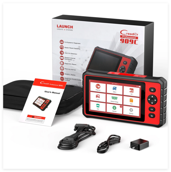 LAUNCH X431 CRP909C OBD2 Scanner Professional All System Car Diagnostic Tools IMMO ABS Oil A/F EPB 28 Reset - Image 5